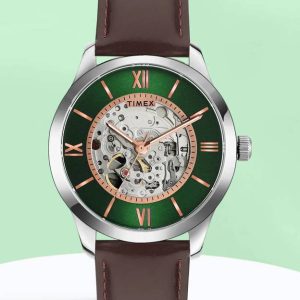 TIMEX-Automatic Green Dial Analog Watch - For Men