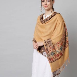 Krew Wool Self Design Women Shawl Best For Winter